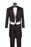Black Tails Tuxedo 3-Piece Regular Fit Suit – Maestro Collection