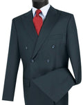 Capri Collection – Navy Double-Breasted Regular Fit Suit