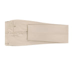 Beige Flat Front Pants