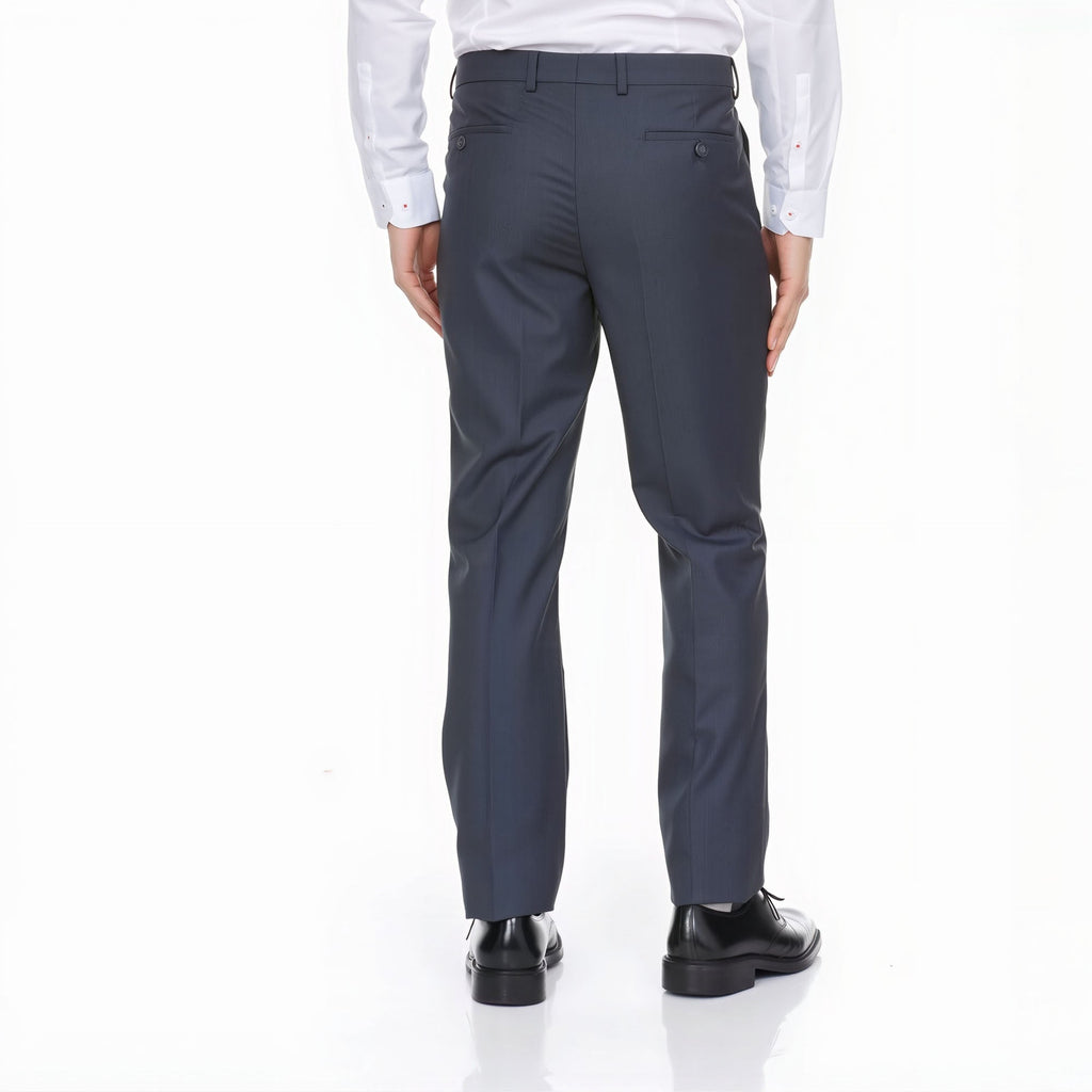 Ferera Collection – Modern Fit Dark Grey Suit Pants