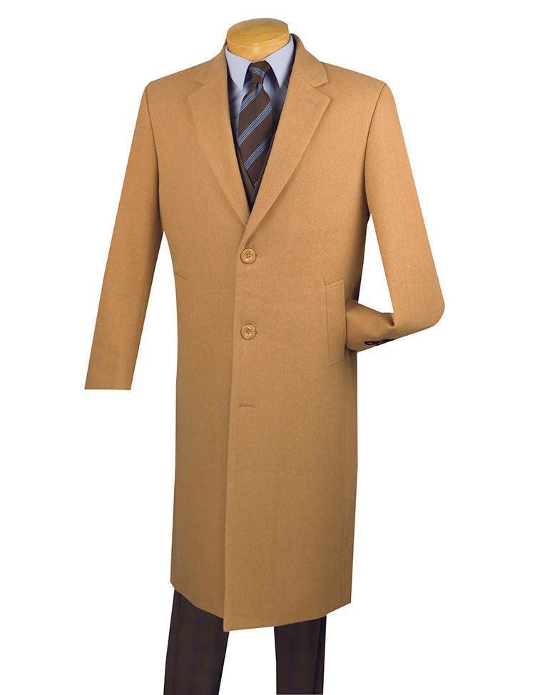 Camel Full Length 48" Wool-Blend Top Coat – Nordic Collection