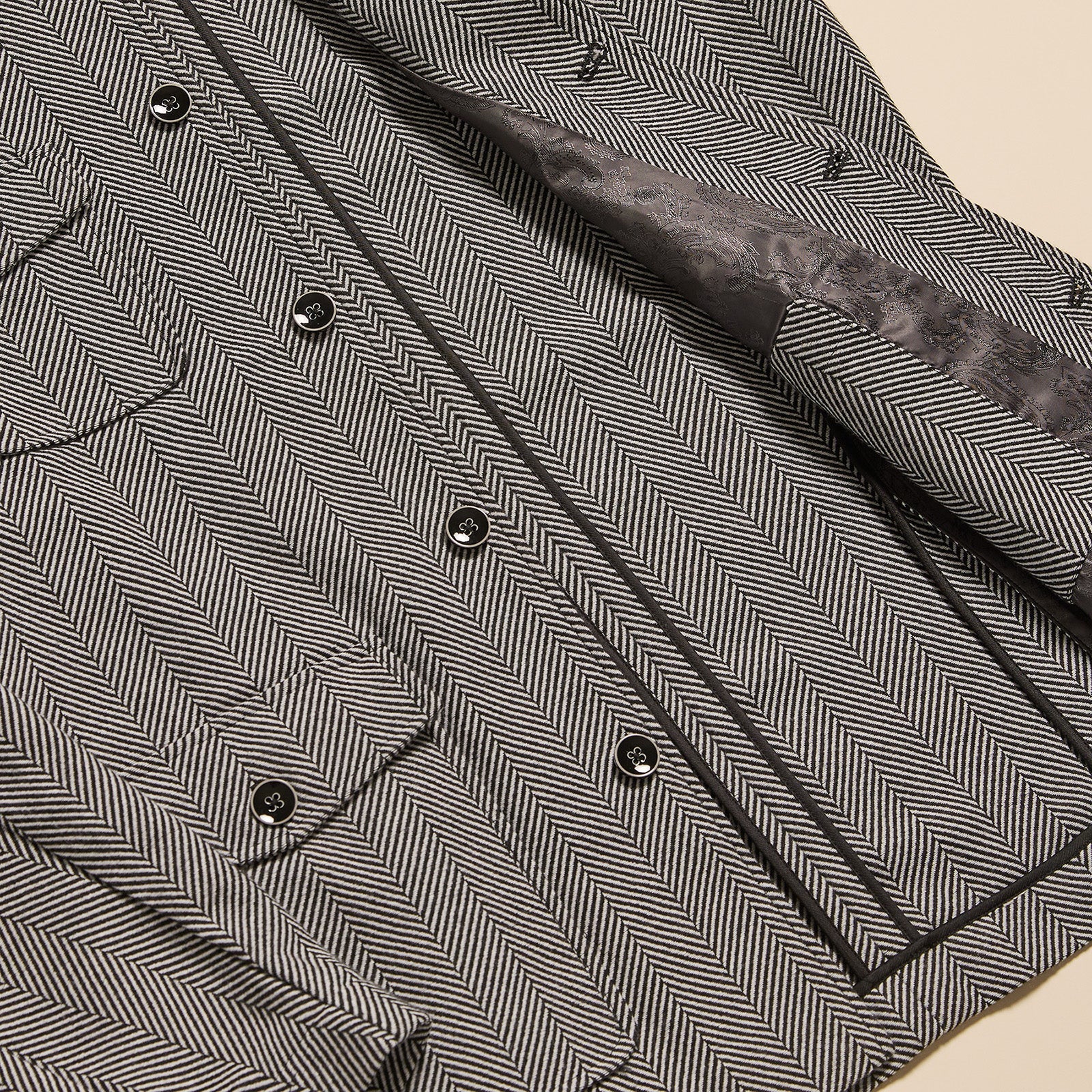 Herringbone 4 Pocket Jacket