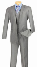 Metropolitan Collection –  Medium Grey Slim Fit 3-Piece Suit