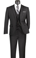 Metropolitan Collection – Black Slim Fit 3-Piece Suit