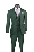 Metropolitan Collection – Hunter Green Slim Fit 3-Piece Suit