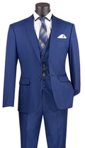 Metropolitan Collection –  Twilight Blue Slim Fit 3-Piece Suit